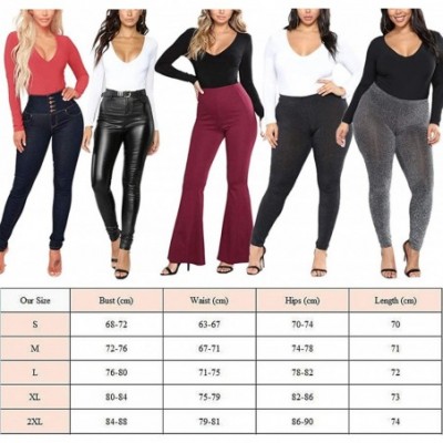 Shapewear Women's Sexy Off Shoulder Bodycon V Neck Long Sleeve Bodysuit Stretchy Ribbed Knit Leotard Tops - Black B - C31983O...