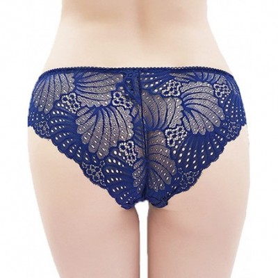 Panties Panties Underwear Hipster Panties Sexy Lace Briefs for Women (4 Pack) - Dark Color - CJ189XMOY3H