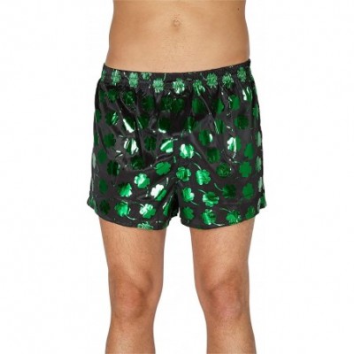 Boxers Mens Shamrock Boxers - Green - C218K0OH8CL