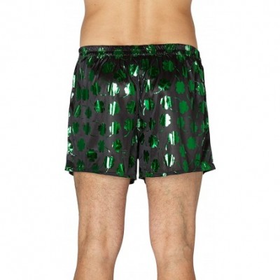 Boxers Mens Shamrock Boxers - Green - C218K0OH8CL