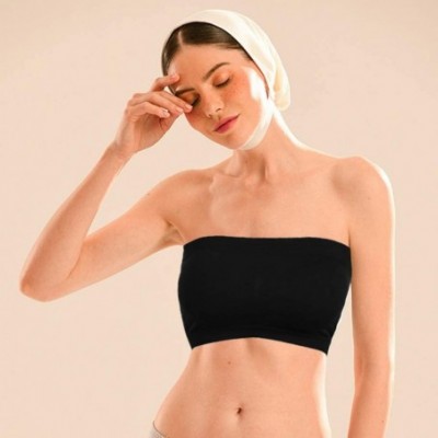 Bras Wirefree Bandeau Bra Strapless Tube Tops for Women - Black*1 - CS18RO0HARQ