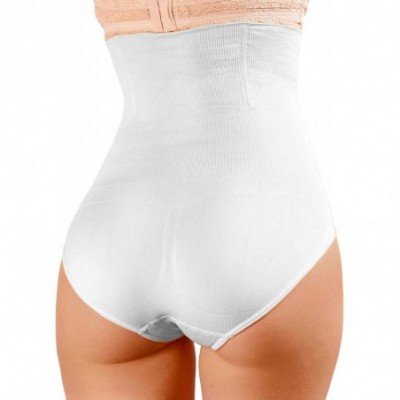 Shapewear 102C Panty Shaper - Womens Waist Cincher High-Waisted Girdle Body Brief Tummy Control Underwear Shapewear - White -...