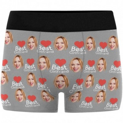 Boxer Briefs Custom Men's Boxer Briefs Polar Bear and Penguin - Multi 17 - CY1907Z56US