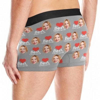 Boxer Briefs Custom Men's Boxer Briefs Polar Bear and Penguin - Multi 17 - CY1907Z56US