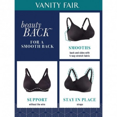 Bras Women's Beauty Back Smoothing Wirefree Bra - Full Figure - Quartz - CB185WNUH3N