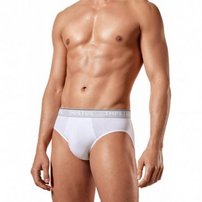 Briefs Certified Organic Cotton Brief Underwear - White - CG185W0YHX5