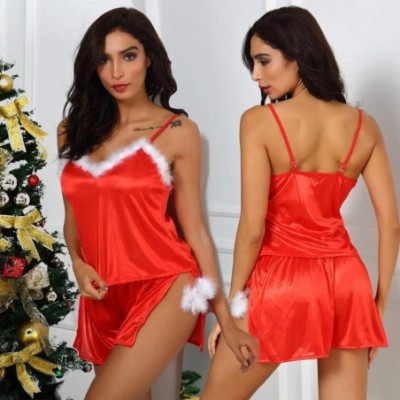 Thermal Underwear Christmas Sexy Lingerie for Women Underwear Braces Red Uniform Temptation Babydoll Nightdress Valentine's D...