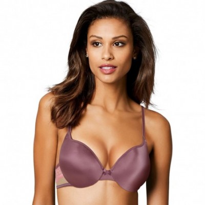 Bras Women's Center of Attention Lace Wing Underwire Bra SE6660 - Purple Dust - C0188L7IEHR