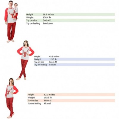 Sets Family Matching Christmas Pajamas Sleepwear Set - Women-plaid1 - CS18XXWQOTI