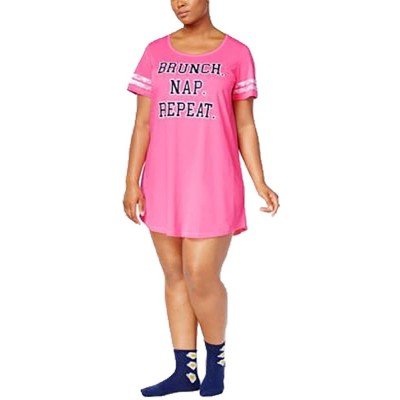 Nightgowns & Sleepshirts Graphic-Print Sleepshirt and S Brunch XS - CR18D3A0MRD