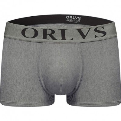 Trunks Men's Boxer Brief Underwear - Gray*6 - CI193QRE95N