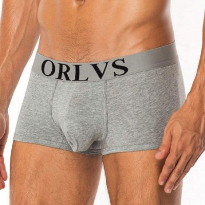 Trunks Men's Boxer Brief Underwear - Gray*6 - CI193QRE95N