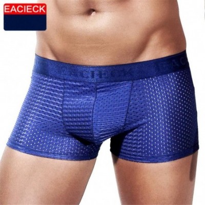 Boxer Briefs Men's Comfortable Bamboo Fiber Boxer Briefs Undeerwear Pack of 4 (XXL-33-34.5"- Multicolor 01) - CJ1808QO4W3