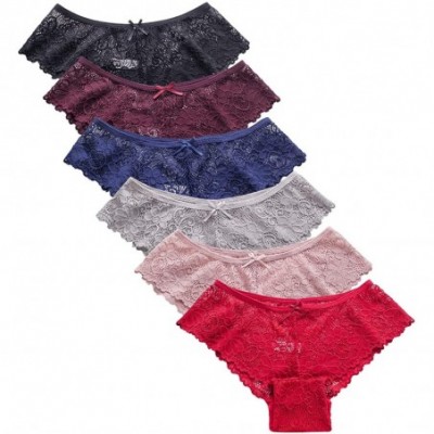 Panties Womens Lace Underwear Bikini Panties Lingerie 6 Colors Hipsters - CW18S9OW436