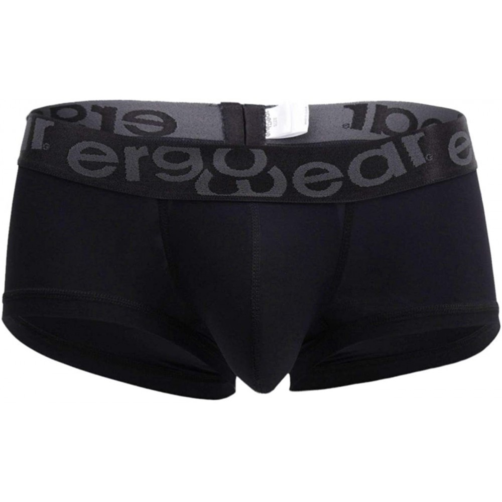 Boxer Briefs Mens Underwear Boxer Briefs Trunks - Black_style_ew0838 - CY18TX259MT