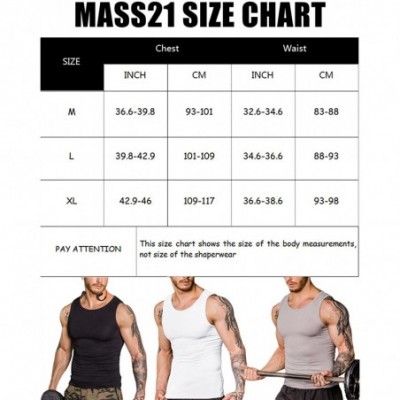 Shapewear Mens Slimming Shapewear with Zipper Shirt Top Body Shaper Net Nylon Compression T-Shirts - Black-4 - CH18DQ3N7WS