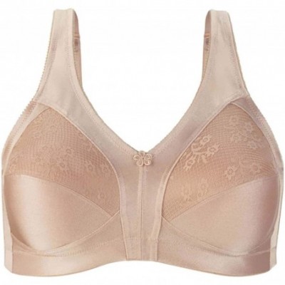 Bras Fully Women's Floral Lace Camisole Strap Bra 5100548 - Rose Beige - CN111F1W32X