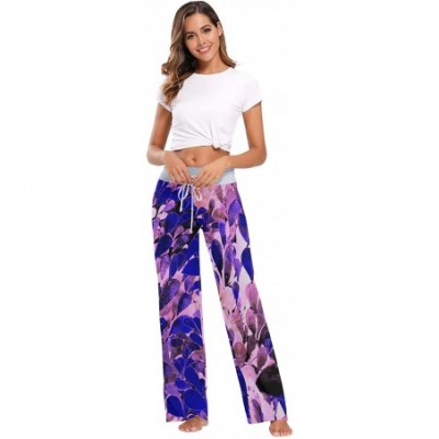 Bottoms Women's Fashion Yoga Pants Palazzo Casual Print Wide Leg Lounge Pants Comfy Casual Drawstring Long Pajama Pants - Wat...