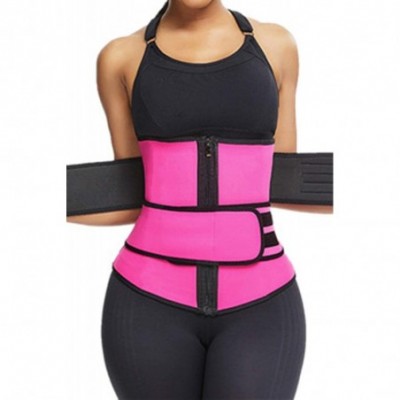 Shapewear Waist Trainer Belt for Women Weight Loss Cincher - A Hotpink - C0190R0ACHQ