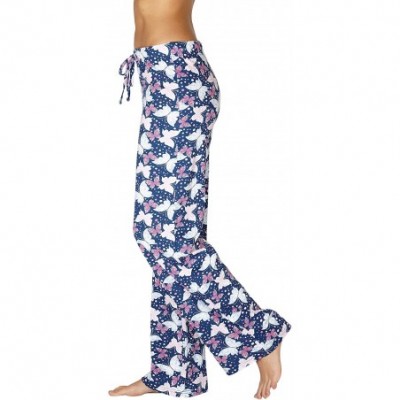 Bottoms Women's Butterfly Printed Pajama Sleep Pants - Multi - CL11QDKA8O5