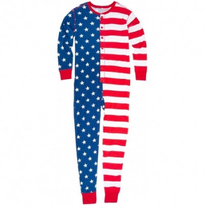 Sets Unisex Adult Union Suit - Usa Flag - CC129X7VCTZ