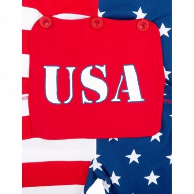 Sets Unisex Adult Union Suit - Usa Flag - CC129X7VCTZ