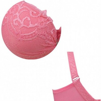 Bras Comfortable Fashion Womens Sexy Push Up Lace Bra Brassiere Underwire Lingerie Underwear D Big Sizes - D - C918SQS4DK8