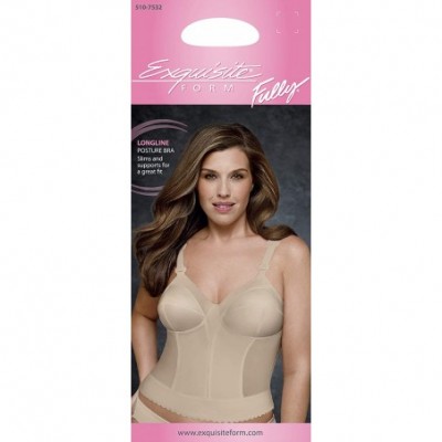 Bras Fully Women's Back Close Longline Bra 5107532 - Beige - CD182YZL4CU