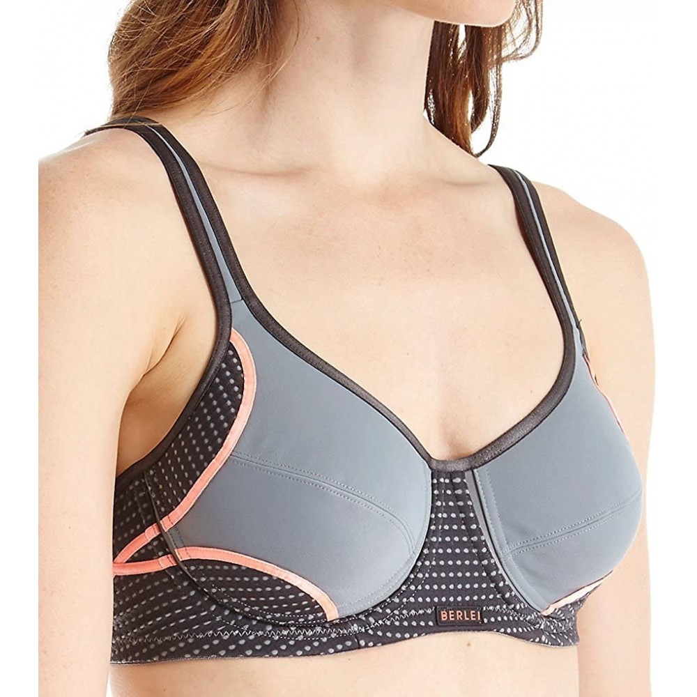 Bras Sf3 High Impact Underwire Bra - Pavement Grey - CA12COJH121