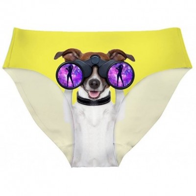 Panties Women Sexy Hipster Panties Seamless Low-Rise Panty Soft Stretch Bikini Underwear - 3pcs Dogs - CU193TR8NLG