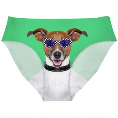 Panties Women Sexy Hipster Panties Seamless Low-Rise Panty Soft Stretch Bikini Underwear - 3pcs Dogs - CU193TR8NLG