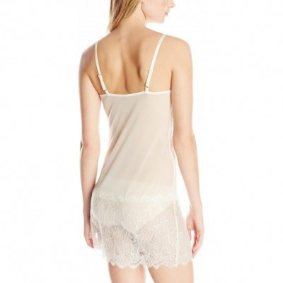 Baby Dolls & Chemises Women's B. Sultry Chemise - Vanilla Ice/Peach Beige - CM124EDNKHZ