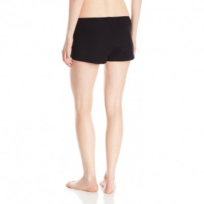 Bottoms Women's Fine Lace Sleep Short - Black - C6124PUP5JD