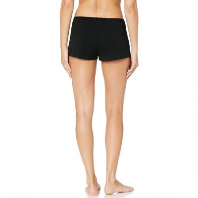 Bottoms Women's Fine Lace Sleep Short - Black - C6124PUP5JD