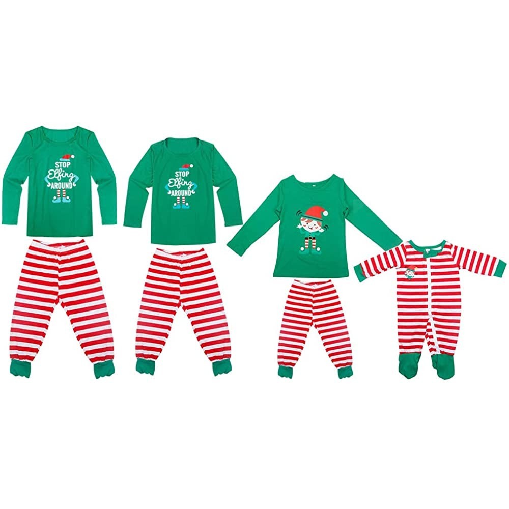 Sleep Sets Matching Family Christmas Pajamas - Women Men Baby Kid Xmas Sleepwear - Dad - C118ZLEE767