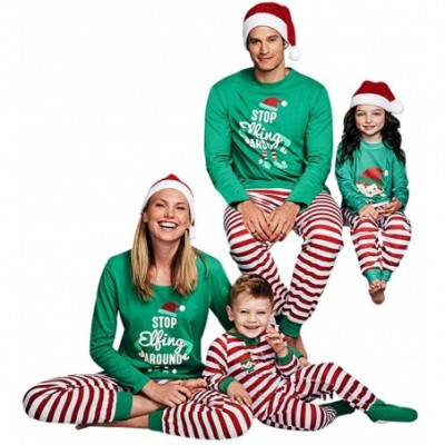 Sleep Sets Matching Family Christmas Pajamas - Women Men Baby Kid Xmas Sleepwear - Dad - C118ZLEE767